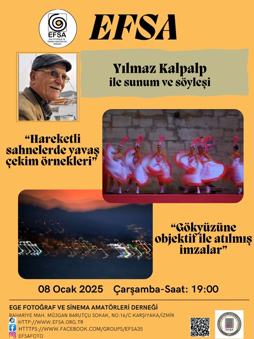 Yılmaz Kalpalp ile sunum ve söyleşi