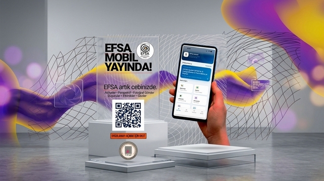 EFSA mobil uygulaması ile atölyeler, Perspektif dergisi, fotoğraf gönderimi, duyurular ve gezi etkinliklerine anında ulaşın. Hemen indirin ve aramıza katılın!