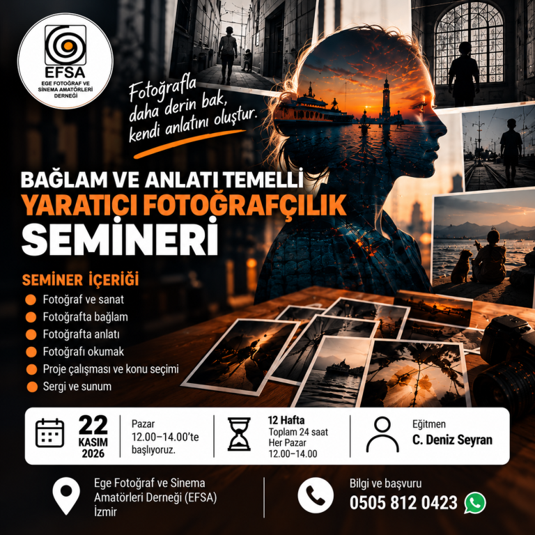 Bağlam ve Anlatı Temelli Yaratıcı Fotoğrafçılık Semineri